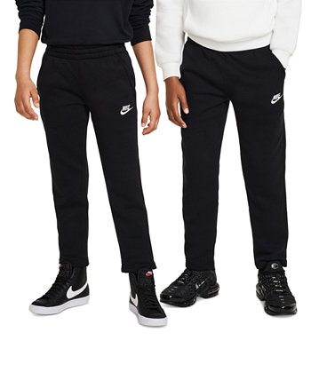 Спортивная одежда для больших детей Клубные флисовые брюки с открытым подолом Nike