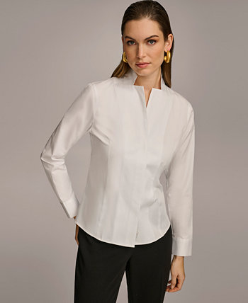 Женская блузка с воротником-стойкой Donna Karan New York Donna Karan New York