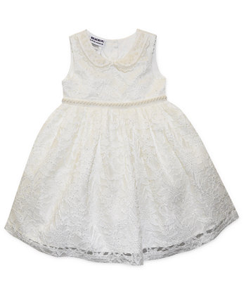 Кружевное платье Питера Пэна с вышивкой для маленьких девочек Blueberi Boulevard