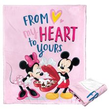 Disney's Mickey Mouse My Heart to Yours Throw Blanket Licensed Character