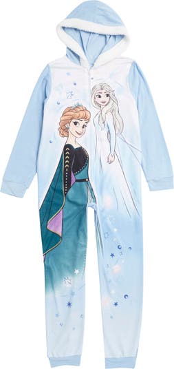 Сплошная пижама с капюшоном и отделкой из искусственного меха Frozen 2 AME
