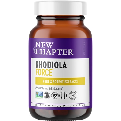 Rhodiola Force™ 300 — 30 вегетарианских капсул New Chapter