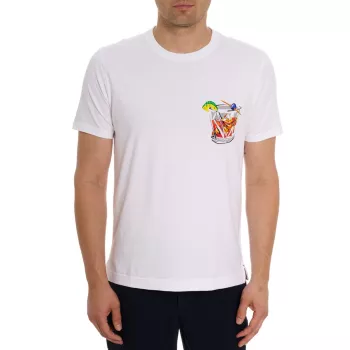 Serendipity Graphic Cotton T-Shirt Robert Graham