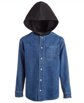 Джинсовая куртка Little Boys с капюшоном, созданная для Macy's Epic Threads