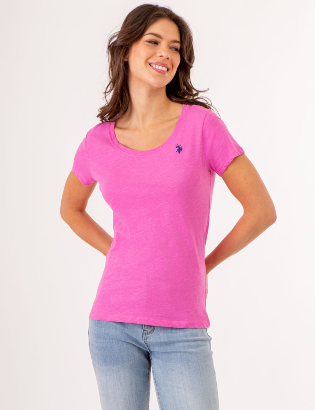 Женская футболка с круглым вырезом U.S. POLO ASSN. U.S. POLO ASSN.