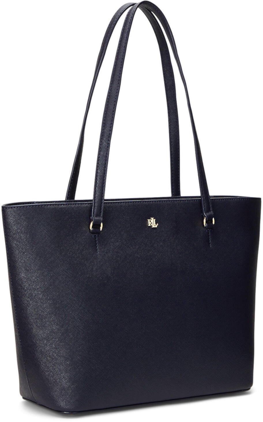 Кожаная сумка-тоут Karly среднего размера с перекрестием LAUREN Ralph Lauren