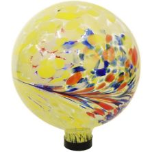 Sunnydaze Bright Summer Burst Glass Gazing Globe Ball - 10-Inch Sunnydaze Decor