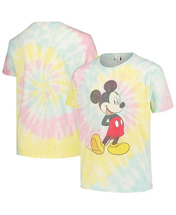 Big Boys and Girls Mickey Mouse Traditional Tie-Dye T-shirt Mad Engine