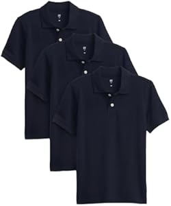 GAP Boys' Short Sleeve Uniform Polo Gap