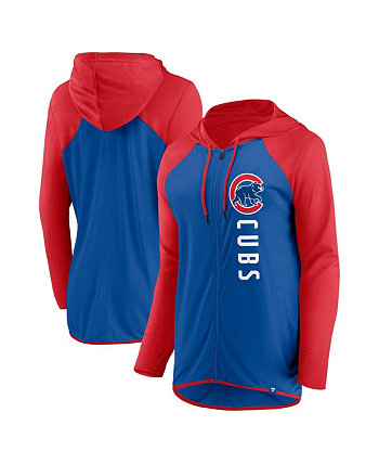 Женская красная куртка с капюшоном с молнией во всю длину Chicago Cubs Forever Fan Fanatics