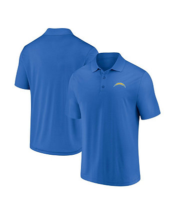 Мужская рубашка-поло пудрово-синего цвета Los Angeles Chargers Component Fanatics