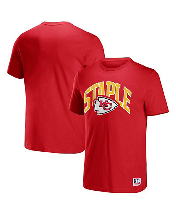 Мужская футболка с коротким рукавом с логотипом NFL X Staple Red Kansas City Chiefs Lockup NFL