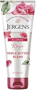 Jergens Eucalyptus Mint Body Butter, Infused with Essential Oils, Helps to Relieve Stress, for All Skin Types, Great Size for Travel, 7 Fluid Ounce Jergens