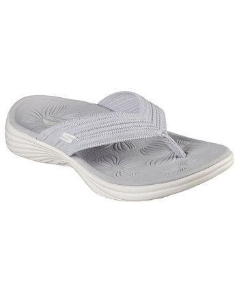 Women's Go Walk Arch Fit Radiance - Lure Thong Sandals from Finish Line SKECHERS
