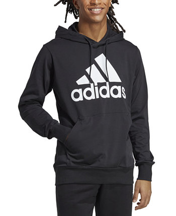 Men's Jersey Logo-Graphic Pullover Hoodie Adidas