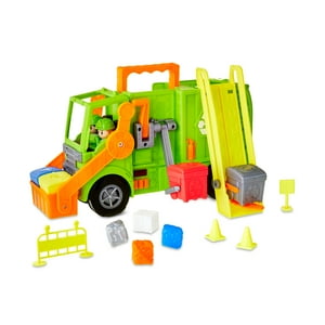 Kid Connection Recycling Truck Play Set with Lights and Sounds, 16 Pieces, Toddler Toy Ages 3+ Kid Connection