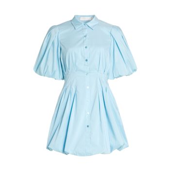 Клео Воздушный шар &amp; Платье-рубашка с защипами Jonathan Simkhai