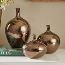 Набор из трех металлических декоративных ваз Madison Park Signature Ansen из 3 предметов Madison Park