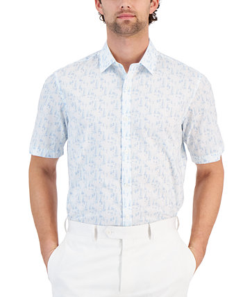 Мужская рубашка с гео-узором, созданная для Macy's Alfani