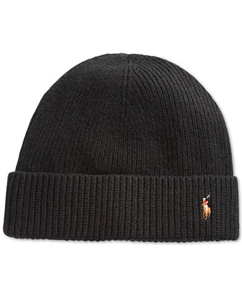 Мужская фирменная шапка с манжетами для холодной погоды Polo Ralph Lauren