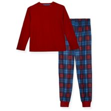 Пижамные комплекты из 2 предметов из матового джерси для мальчиков Sleep On It в клетку для мальчиков Sleep On It