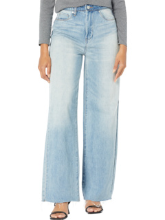 Franklin Jeans - Экологичная джинсовая ткань с широкими штанинами и пятью карманами в цвете Gone Rouge Blank NYC