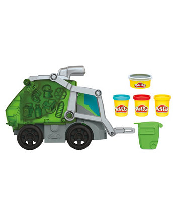 Wheels Dumping Fun 2 in 1 Garbage Truck Play-Doh