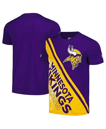 Men's Purple/Gold Minnesota Vikings Finish Line Extreme Graphic T-Shirt Starter