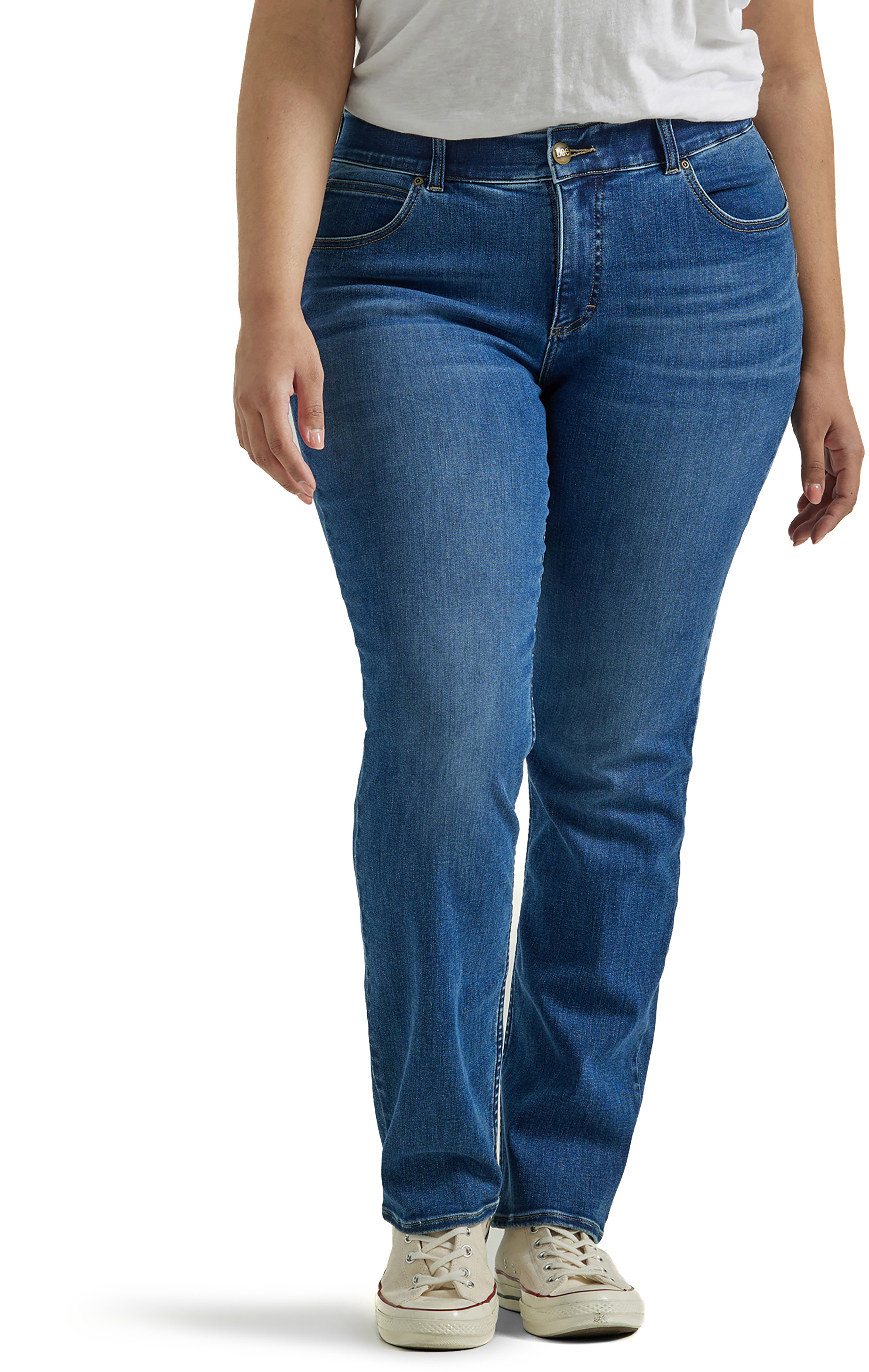 Женские джинсы прямого кроя Plus Size Flex Motion от LEE LEE