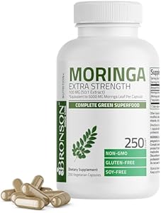 Bronson Morgina Extra Strength Complete Green Superfood, Non-GMO, 60 Vegetarian Capsules (Вегетарианские капсулы) … Bronson