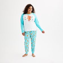 Женские Пижамы Jammies For Your Families Пижама с Собачьей Семьей Jammies For Your Families