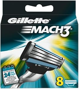 Gillette Mach 3 Manual Razor Blades 8 pack Gillette