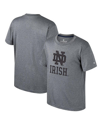 Темно-угольная футболка Big Boys Heather Notre Dame Fighting Irish Very Metal Colosseum