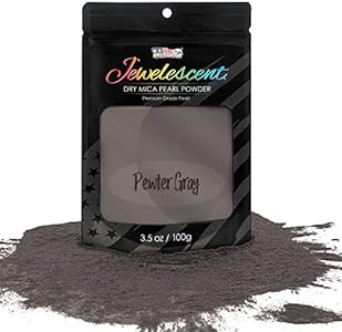 U.S. Art Supply Jewelescent Aqua Mica Pearl Powder Pigment, 3.5 oz (100g) Sealed Pouch - Cosmetic Grade, Metallic Color Dye - Paint, Epoxy, Resin, Soap, Slime Making, Makeup, Art U.S. Art Supply