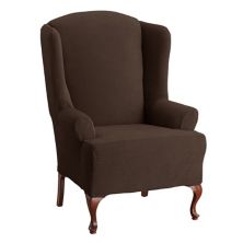 Brylanehome Bh Studio Brighton Stretch Wing Chair Slipcover BrylaneHome