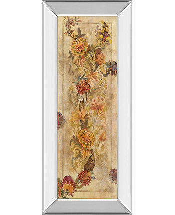 Fleur Delicate Il от Джорджи Картина на стене с принтом в зеркальной раме - 18 "x 42" Classy Art
