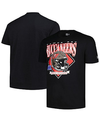 Мужская черная футболка Tampa Bay Buccaneers Big and Tall Helmet New Era