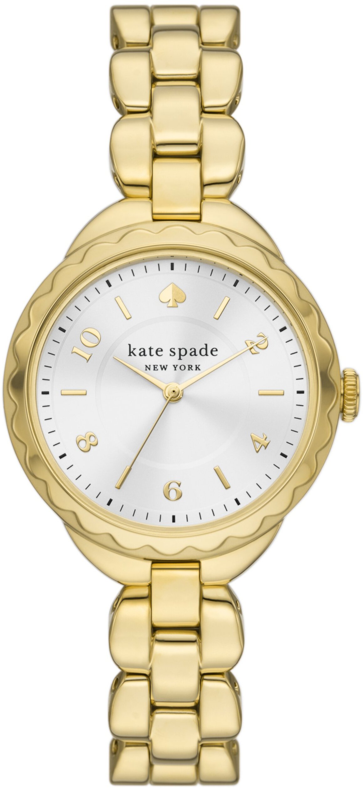 Часы Morningside из нержавеющей стали с тремя стрелками золотистого цвета — KSW1735 Kate Spade New York