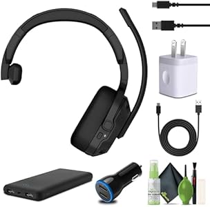 Garmin Dezl Headset 110, Premium Trucking Headset, Active Noise Cancellation, Long Battery Life, 60 Hours Bluetooth Talk Time, Built-in LED Flashlight Bundle Garmin