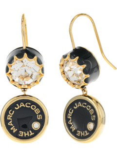 Серьги-подвески с медальоном Marc Jacobs
