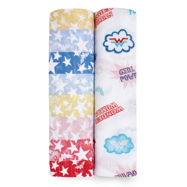 aden + anais essentials swaddles Wonder Woman 2-pack Aden + anais