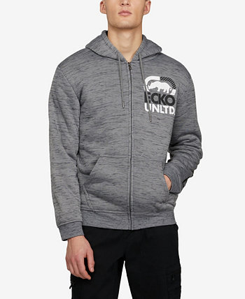 Men's Big and Tall Stacked Up Sherpa Hoodie Ecko Unltd
