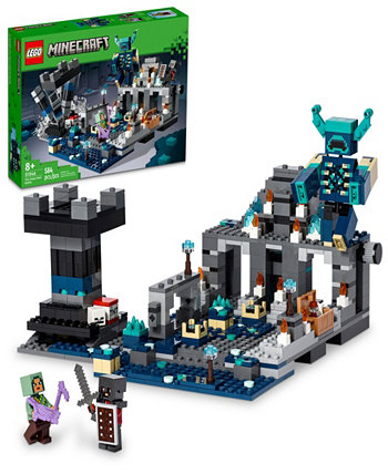 Minecraft Битва в Темном Подземелье 21246 Набор для Строительства с Эльфийским Арбалетчиком и Гномьим Рыцарем с Нетеритом Lego