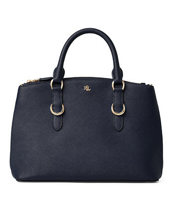 Saffiano leather satchel ralph hot sale lauren