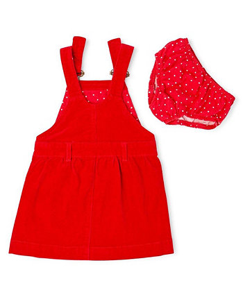Вельветовое платье для новорожденных девочек Dotty Dungarees