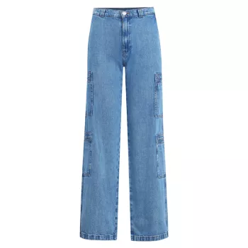 Джинсы-карго прямого кроя с высокой посадкой Sandlot Hudson Jeans