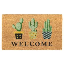 RugSmith Welcome Topiary Doormat - 18'' x 30'' RugSmith