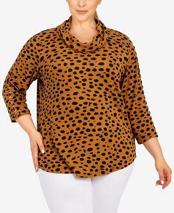 Plus Size Animal Spot Hatchi Top Ruby Rd.