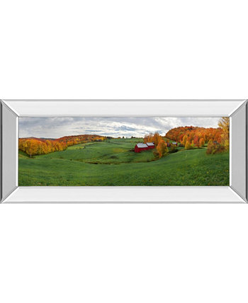 Ферма Дженн от Шелли Лейк Картины с принтом в зеркальной раме, 18 "x 42" Classy Art