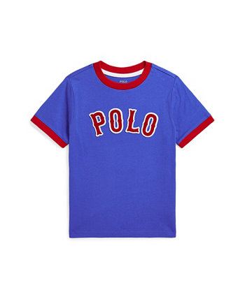 Little Boys Baseball Logo Cotton Jersey T-Shirt Polo Ralph Lauren